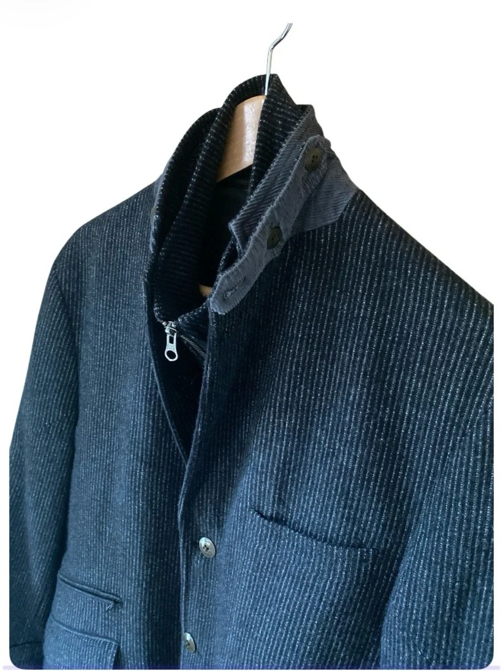 KROON Richie Hybrid Sport Coat Mens size 40 R Hunting Jacket Wool Cashmere Gray